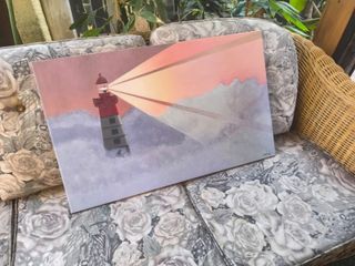 Cuadro Faro Cielo Nublado