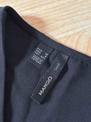 Mono traje negro Mango