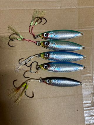 Jigs artesanales pesca Jigging