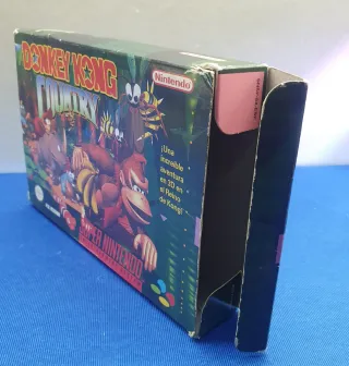 JUEGO SNES DONKEY KONG COUNTRY PAL ESPAÑA COMPLETO