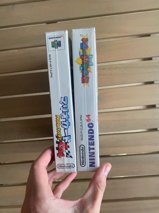 Mario Party y Mario Kart 64 NTSC-J