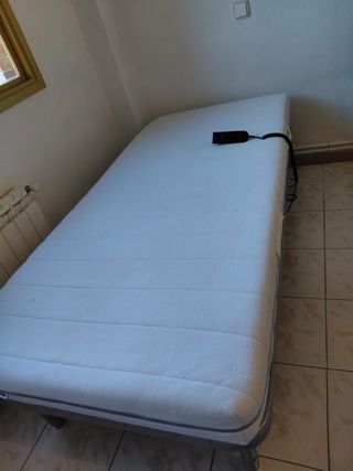 Somier- Cama articulada metálica y de madera