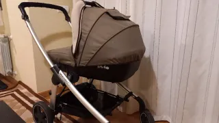 Carrito BEBÉ CONFORT: capazo,silla paseo y bolsa.