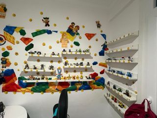 Estante para cuadros MOSSLANDA blanco 55 cm