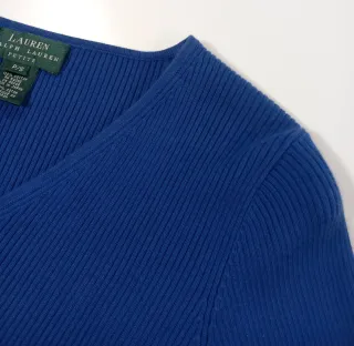 Jersey Ralph Lauren Petite S Azul Algodón