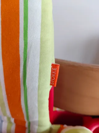 Baby Set Stokke y Cojín Rojo