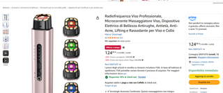 Dispositivo Bellezza Viso Collo Elettrico