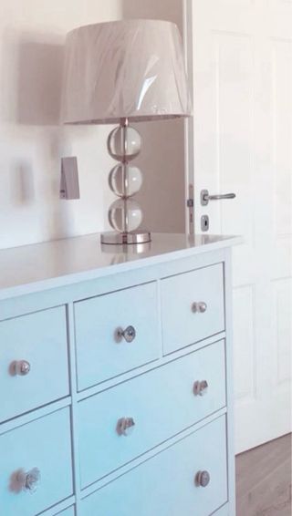 Lampade da appoggio sfere vetro e metallo