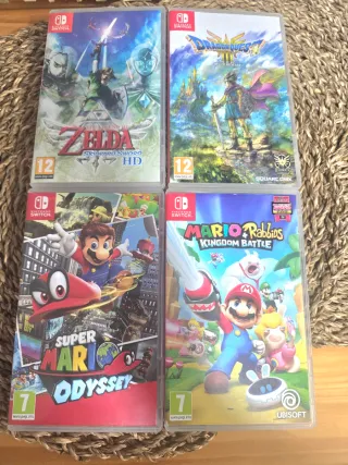 Juegos Nintendo Switch: Zelda, Mario, Dragon Quest