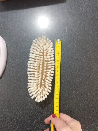 Cepillo de plata antiguo