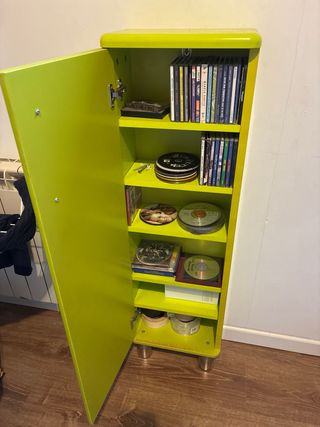 Armario Melitta verde para CDs