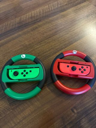 Volantes Mario y Luigi Mario Kart + 2 Mandos