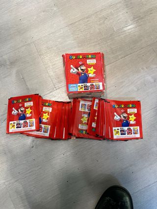 Sobres Super Mario Play Time Stickers Album