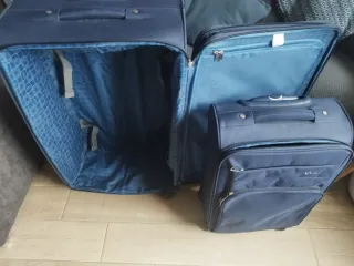 Maletas de viaje azules