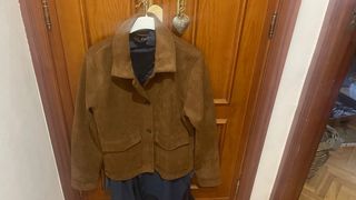 Cazadora Zara ante marrón