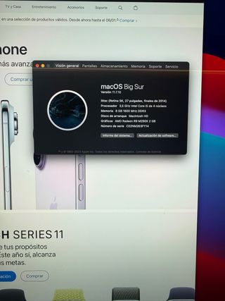 IMAC 27” 2015 Plata