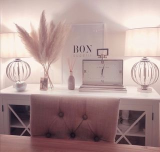 Lampade da appoggio in vetro e metallo