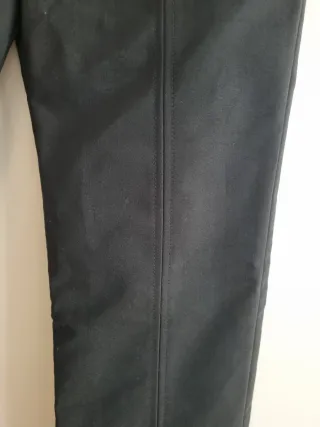 Pantalones Mango Negros Cremallera