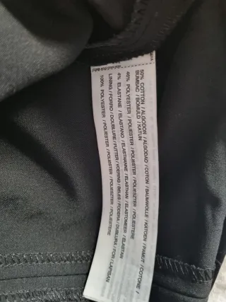 Pantalones Mango Negros Cremallera