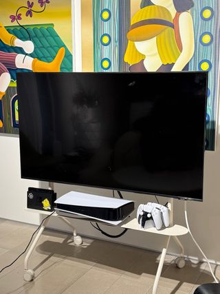 TV Samsung con pedestal