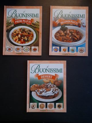 Libri cucina "i buonissimi" primi, secondi, desser