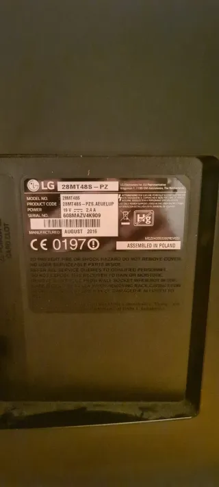 TV LED LG 28 Smart TV 28MT48S-PZ