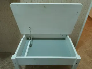 Mesita escritorio infantil blanca