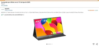 Monitor Portátil ARZOPA S1 Full HD 15.6