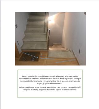 Barrera BabyDan Flex Blanca Doble Puerta