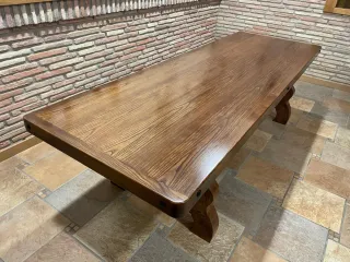 Mesa de bodega de madera las medidas 2960/950mm