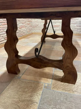 Mesa de bodega de madera las medidas 2960/950mm