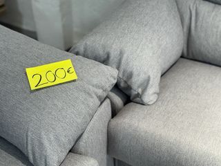 Pack Sofás 3+2 Tela Gris TOTALMENTE NUEVO