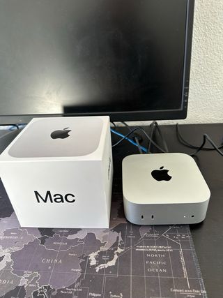Mac Mini M4 512 GB. Se entrega con su caja