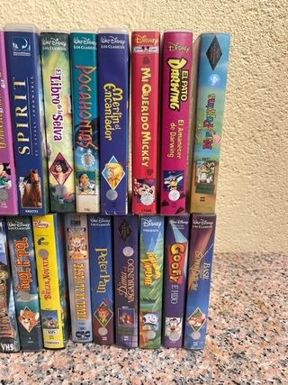 Lote 40 Películas VHS Disney (Español)