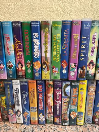 Lote 40 Películas VHS Disney (Español)