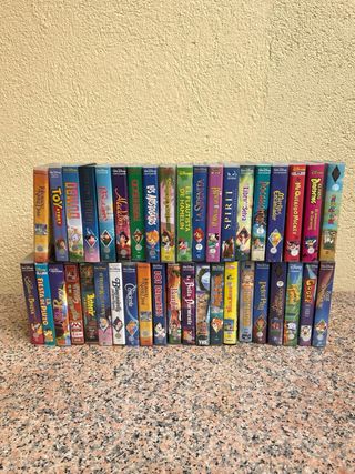 Lote 40 Películas VHS Disney (Español)