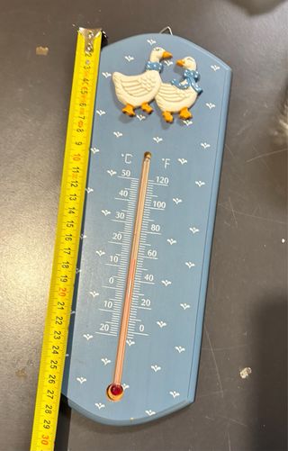 Barometro da muro in legno decorato