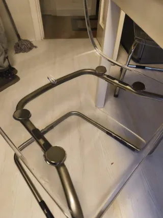 Sillas de cocina transparentes diseño