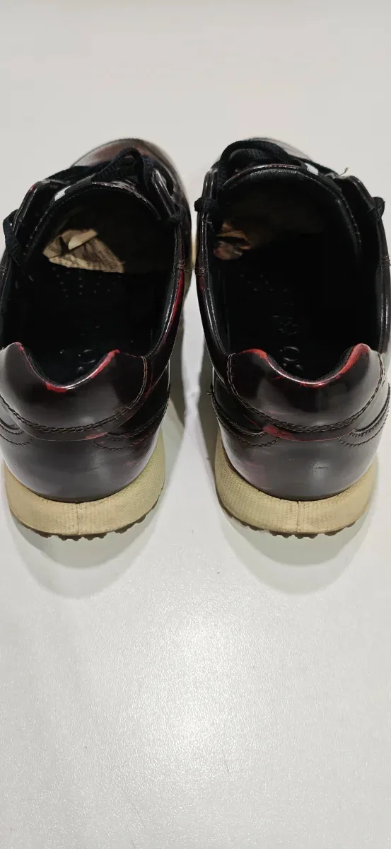 Zapatillas ECCO piel burdeos nº 40