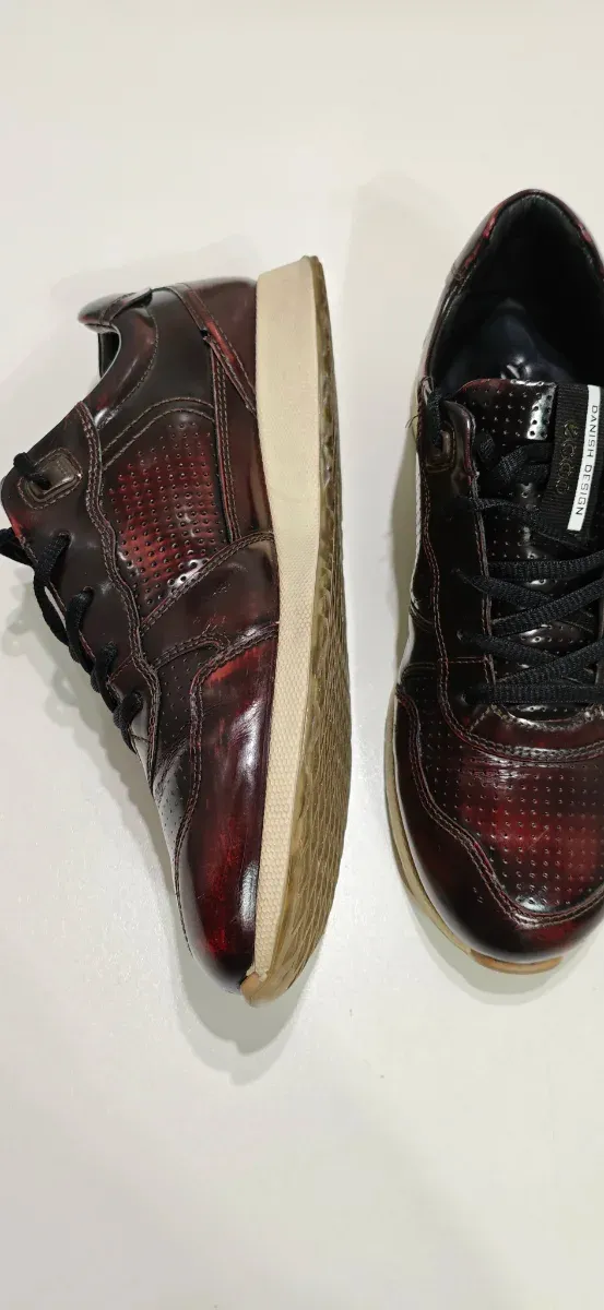 Zapatillas ECCO piel burdeos nº 40