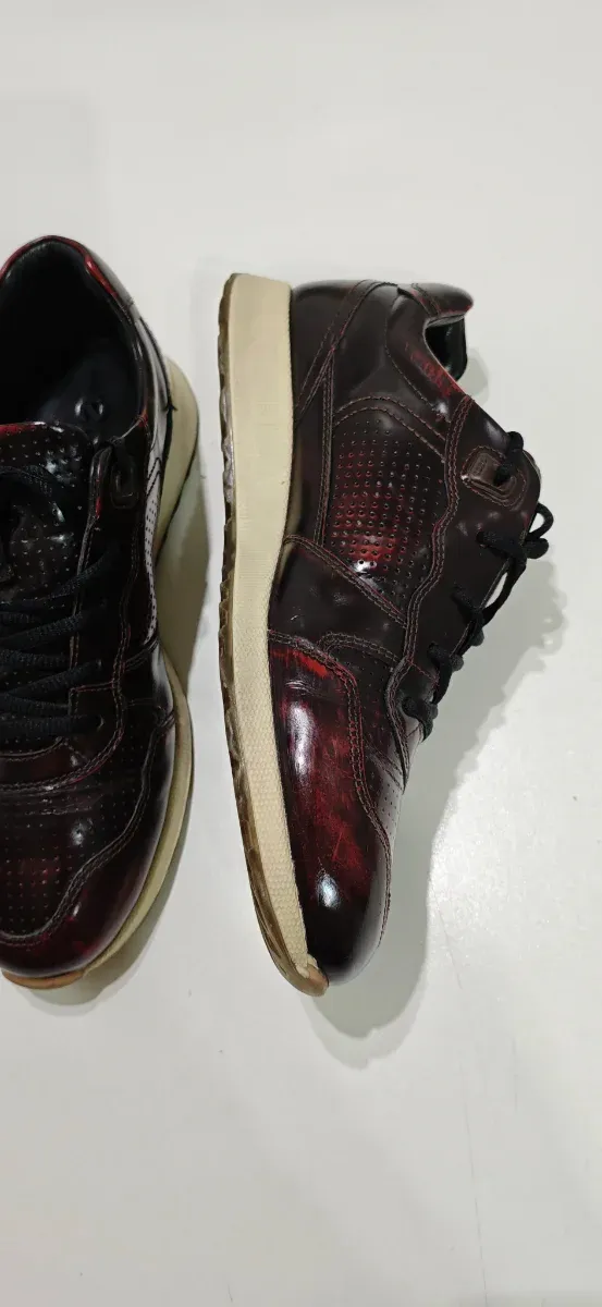 Zapatillas ECCO piel burdeos nº 40