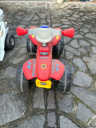 Quad 4x4 Bimmi rosso a pedali
