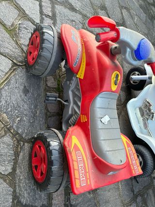 Quad 4x4 Bimmi rosso a pedali