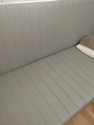 Sofá Cama Ikea Gris Tela