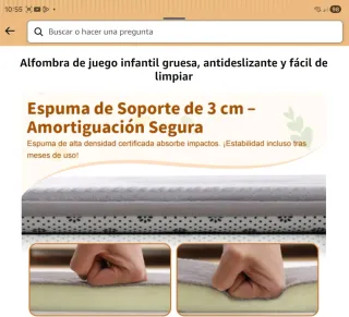 Alfombra bebe 120cm x 120cm