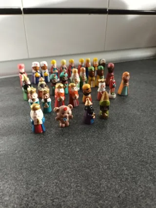 Lote 31 Figuras Roscón Reyes Magos. 10€ las 31.