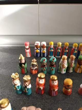 Lote 31 Figuras Roscón Reyes Magos. 10€ las 31.