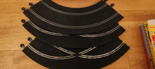Scalextric Cambio de Pista en Curva