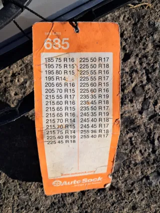 Cadena de nieve textil autosock 695