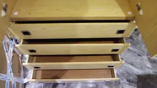 Armadio a ponte in legno